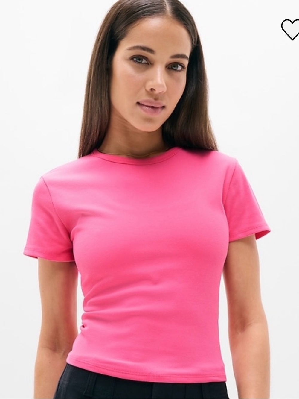 Athleta Hot Pink Crewneck Short Sleeve Tee